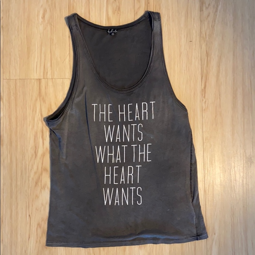 Grey tank top